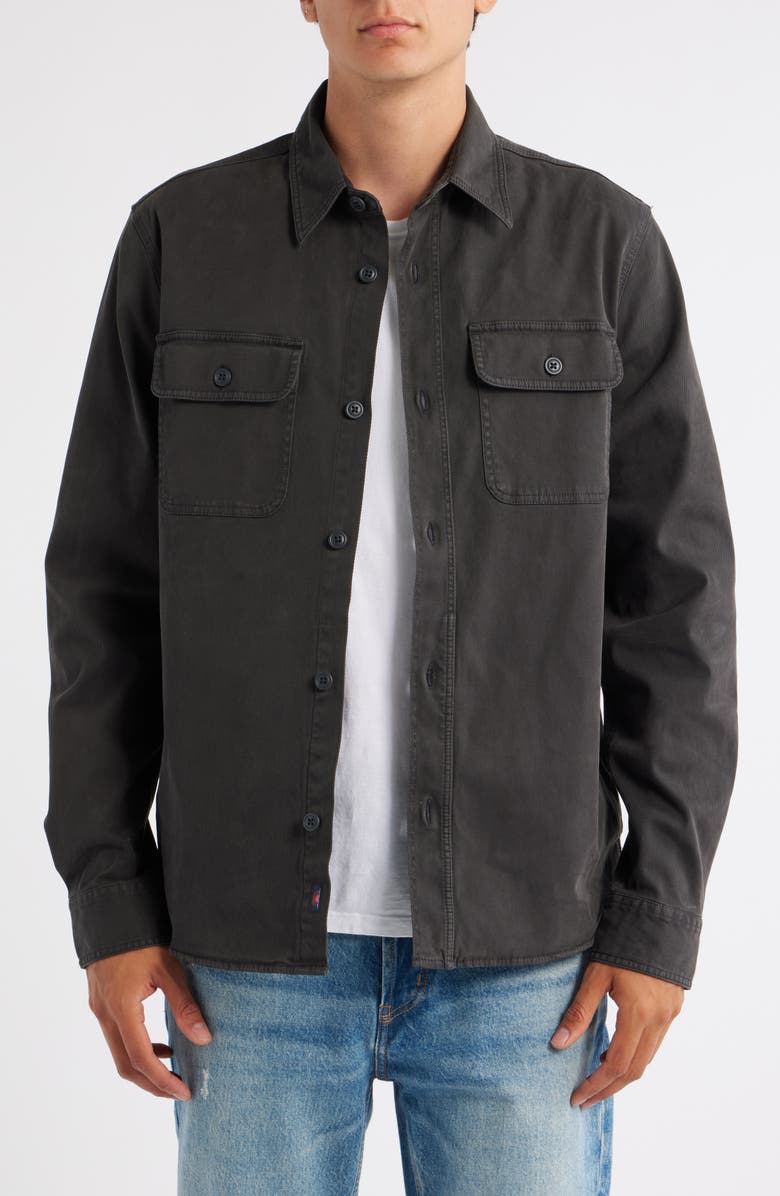 Faherty Comfort Twill Shirt Jacket, Main, color,
