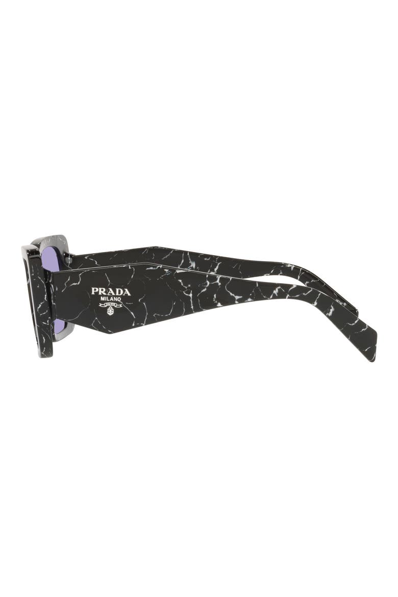 51mm Butterfly Sunglasses, Alternate, color, IVORY BLACK
