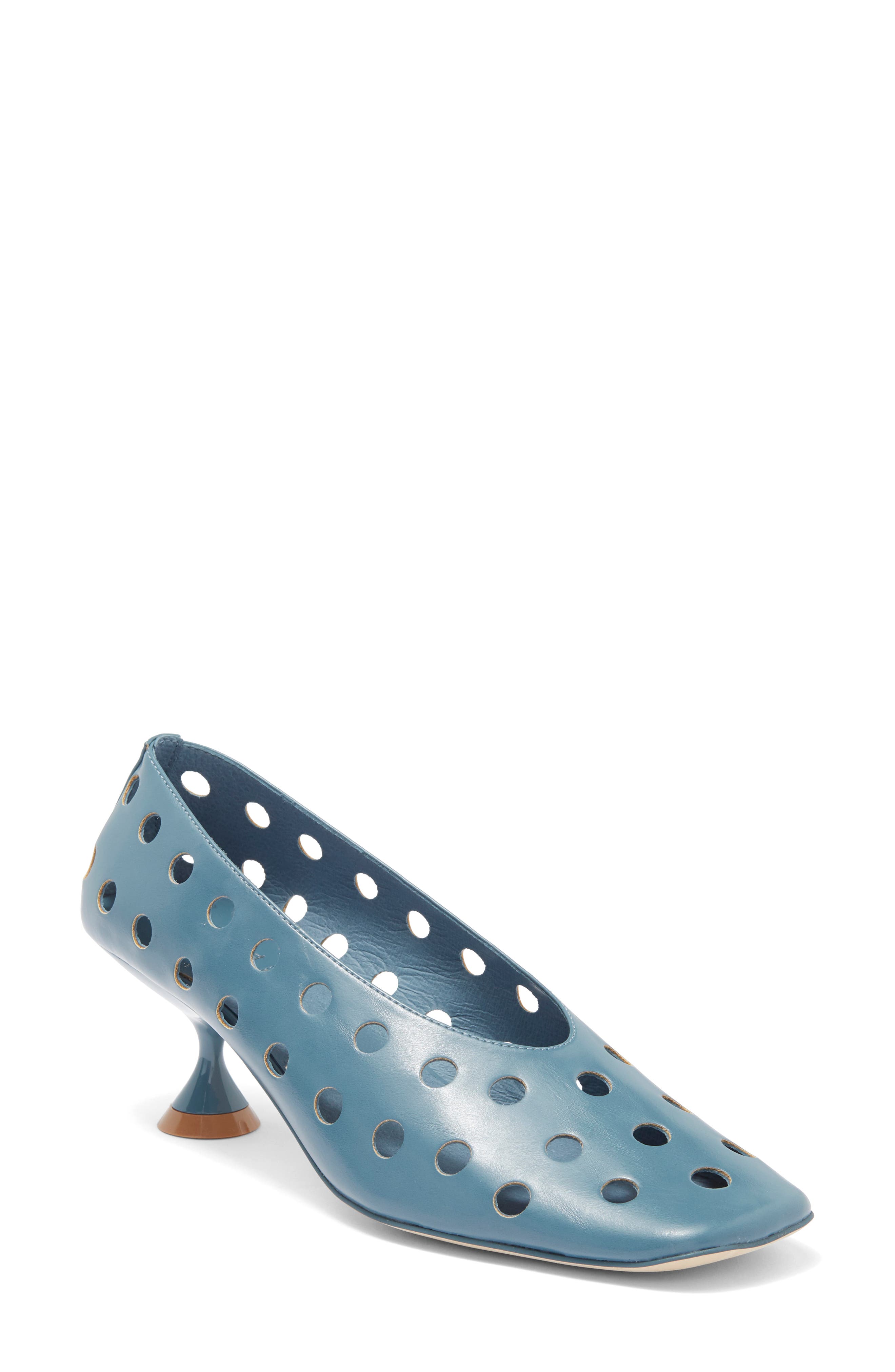 Suckerpnch Perforated Pump, Main, color, DUSTY BLUE