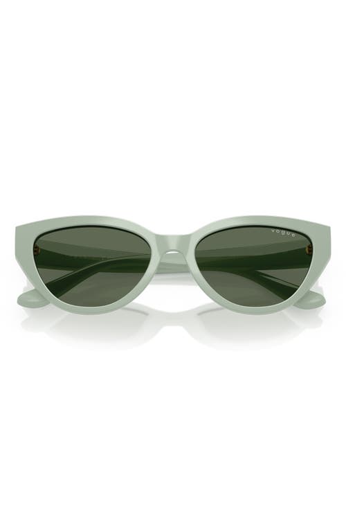 Vogue 50mm Cat Eye Sunglasses In Mint Green