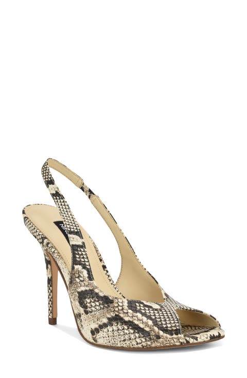 Pretta Slingback Peep Toe Pump (Women)