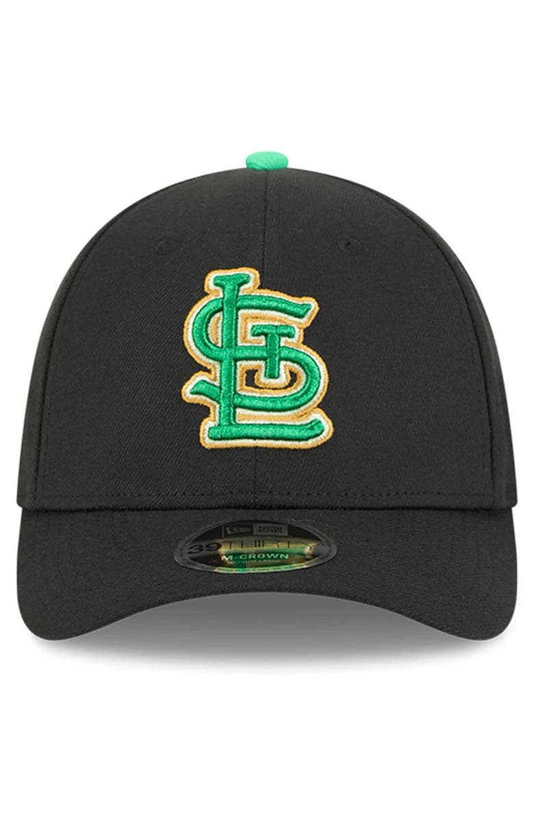 New Era Men's New Era  Black St. Louis Cardinals 2026 St. Patrick's Day 39THIRTY Flex Hat, Alternate, color, Black