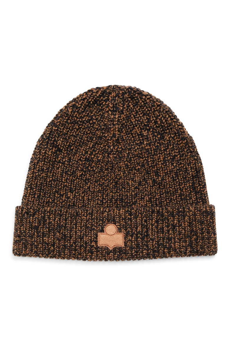 Bayle Marled Beanie, Main, color, ANTHRACITE/ CAMEL