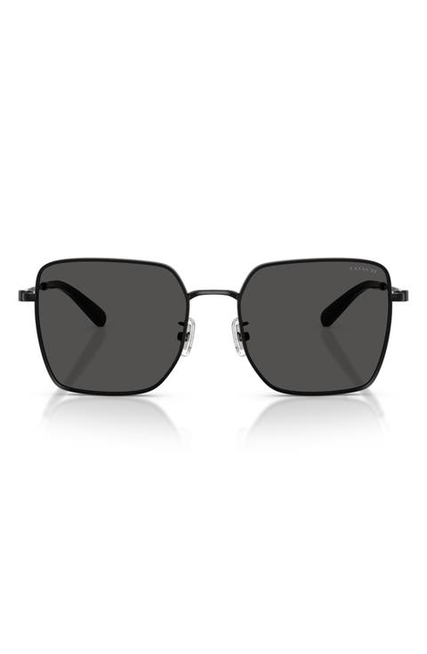 56mm Gradient Square Sunglasses