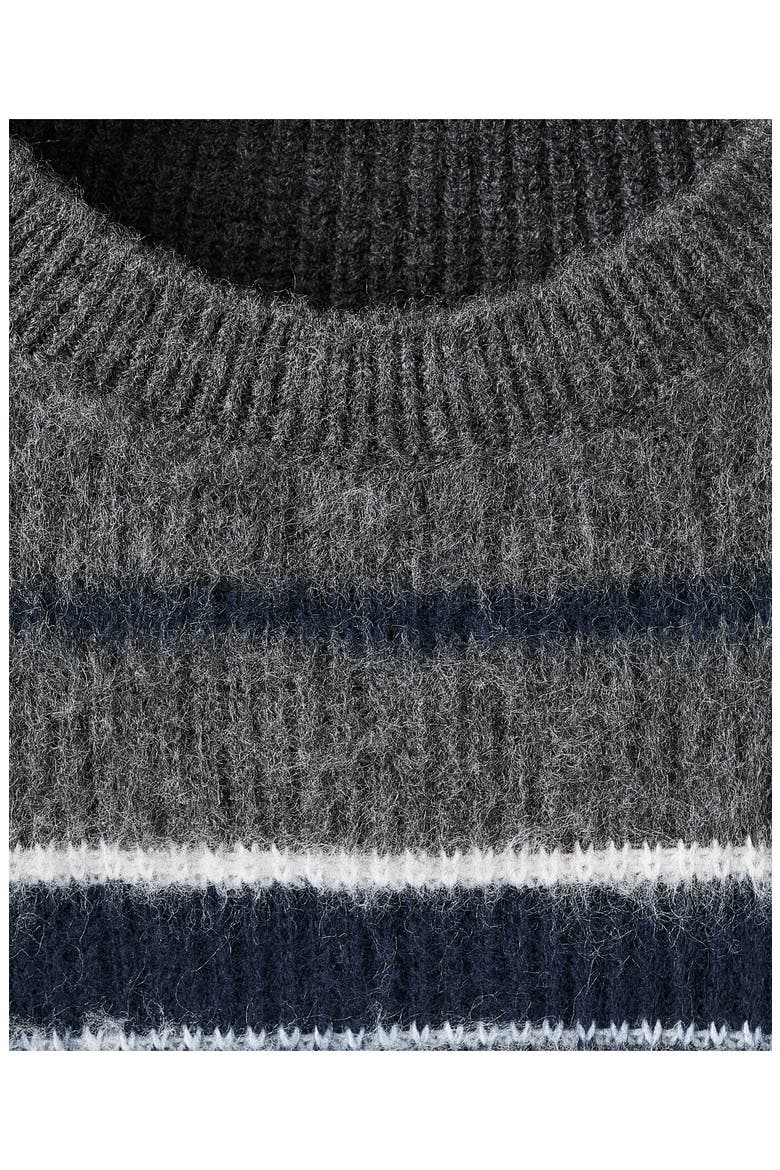 Stripe Sweater, Alternate, color, GREY