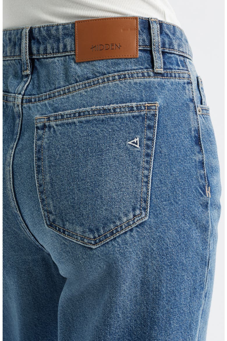 Classic High Waist Straight Leg Jeans, Alternate, color, MED.WASH