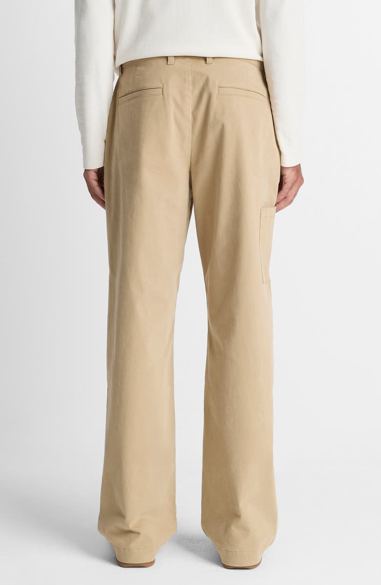Vince Henry Peached Stretch Cotton Pants, Alternate, color, Terrapin