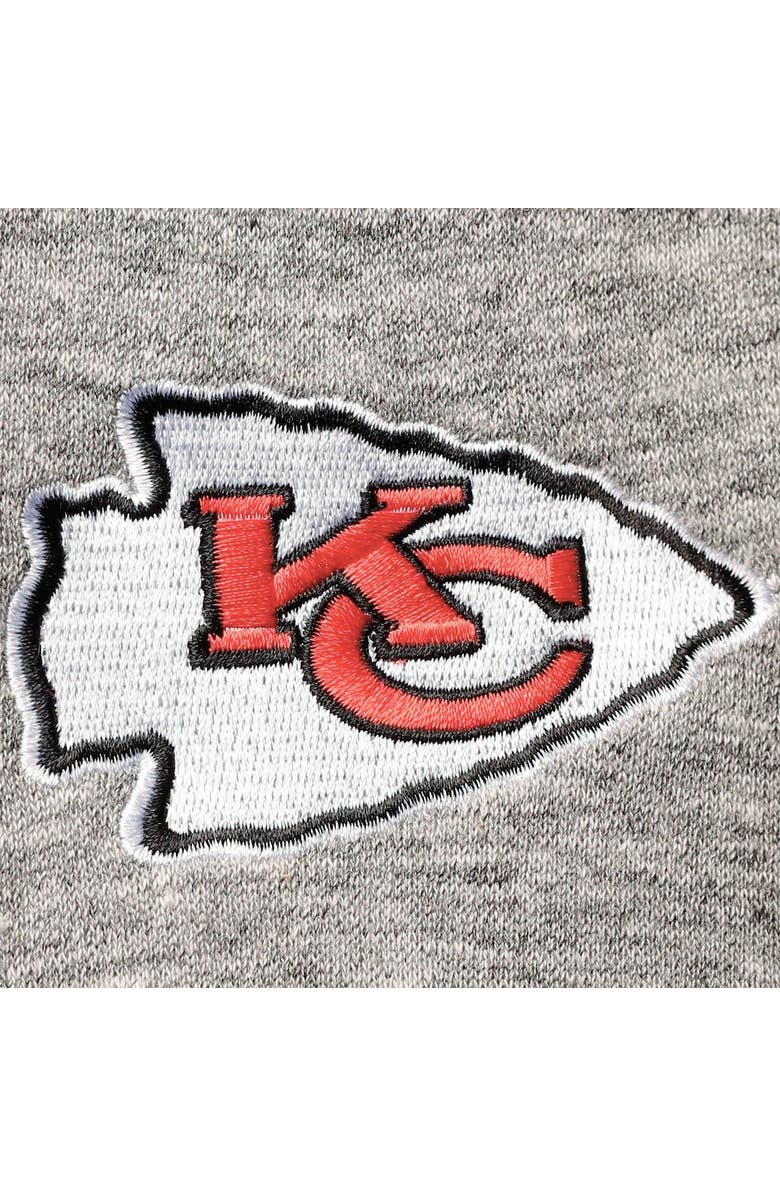 Tommy Hilfiger Men's Tommy Hilfiger Heathered Gray Kansas City Chiefs Mario Quarter-Zip Jacket, Alternate, color, 