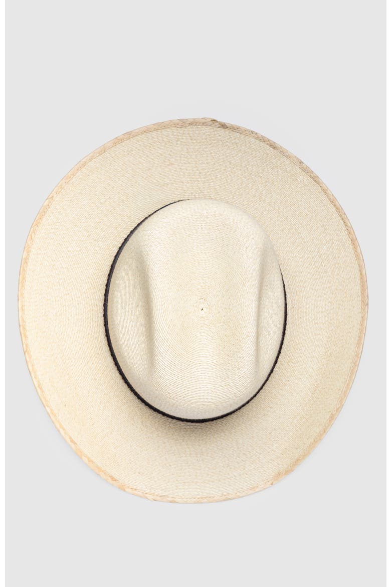 Solstice Bloom  Handwoven Straw Sun Hat - Bohemian Summer Cowboy Hat, Alternate, color, Natural / Brown
