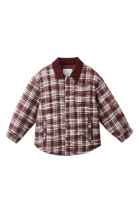 Nashville Plaid Quilted Shirt Jacket (Baby)