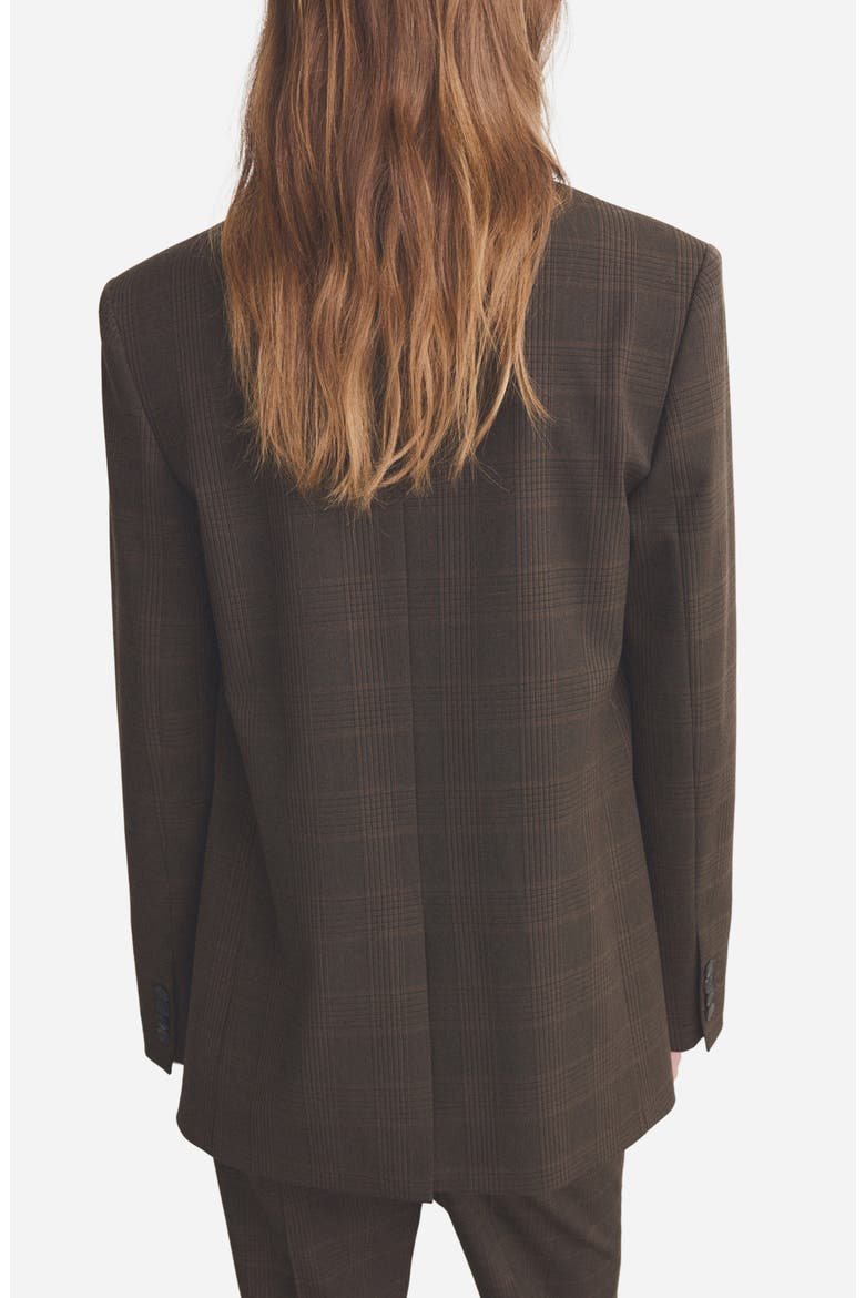 Double Breasted Suit Jacket, Alternate, color, BROWN