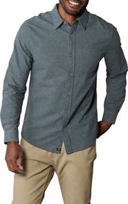 The Normal Brand Fairbanks Brushed Cotton Chamois Button-Up Shirt