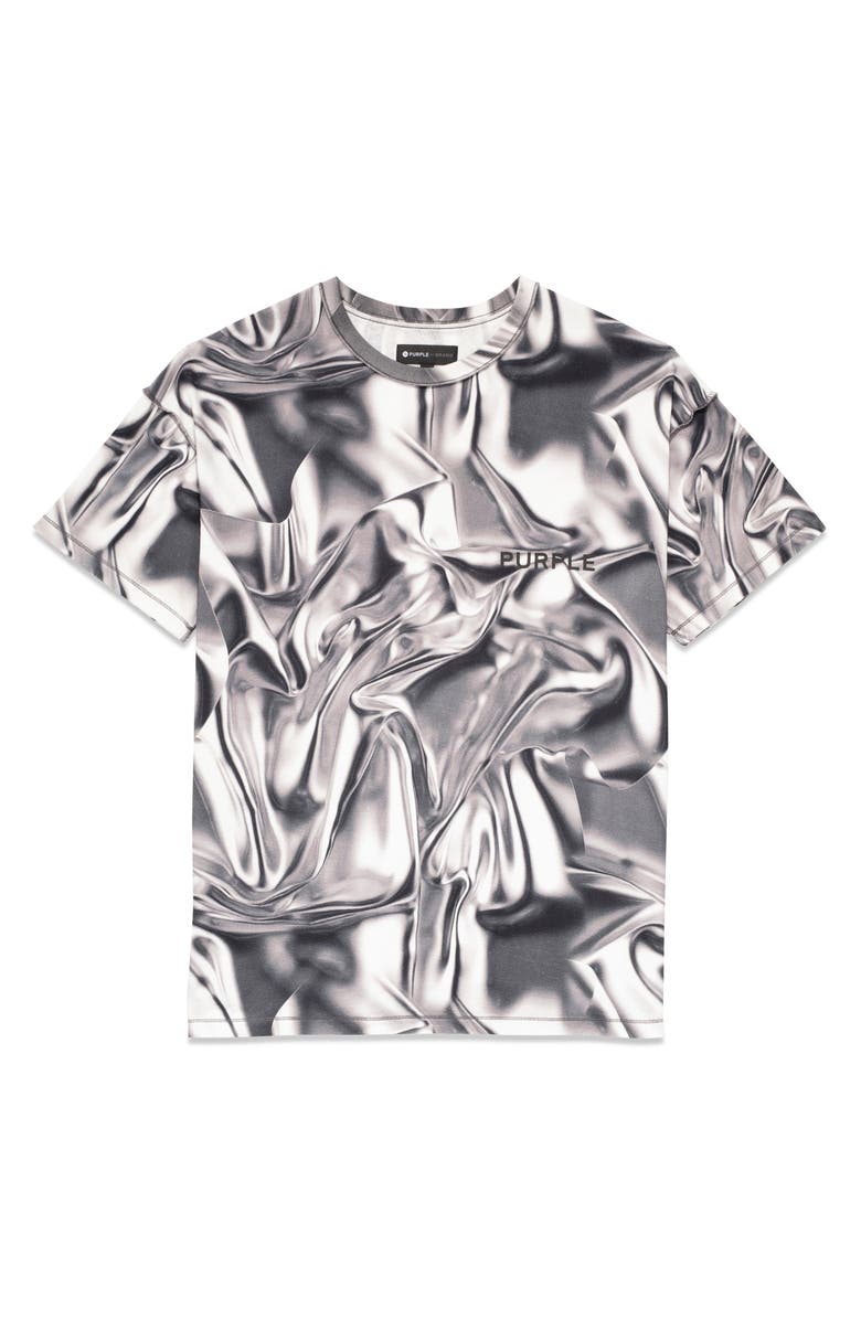 PURPLE BRAND Textured Jersey Graphic Tee, Alternate, color, 