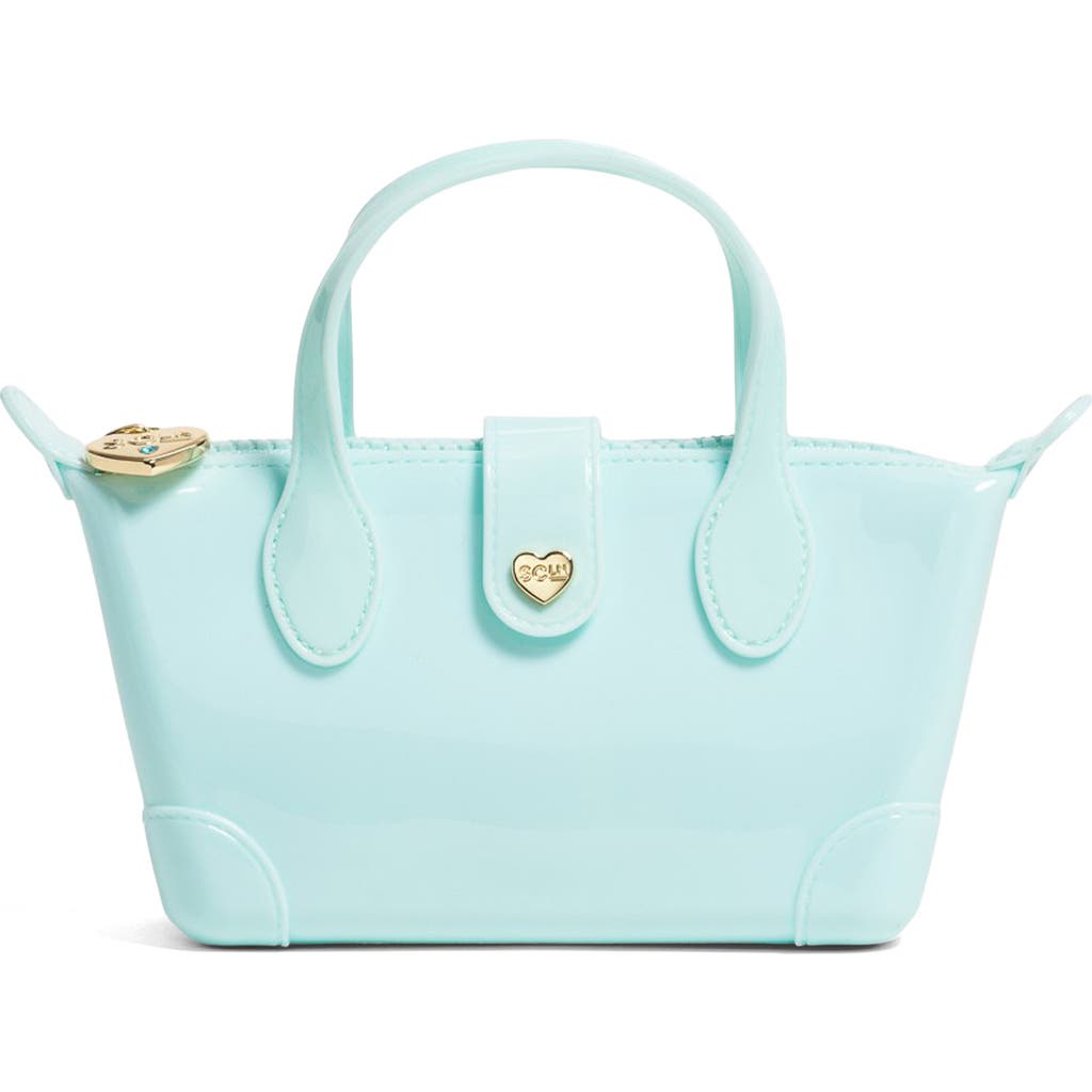 Stoney Clover Lane Jelly Pouchette Clear Crossbody Bag In Blue