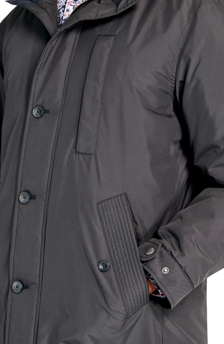 Brooklyn Brigade Solid Recycled Utility Parka, Alternate, color, Black