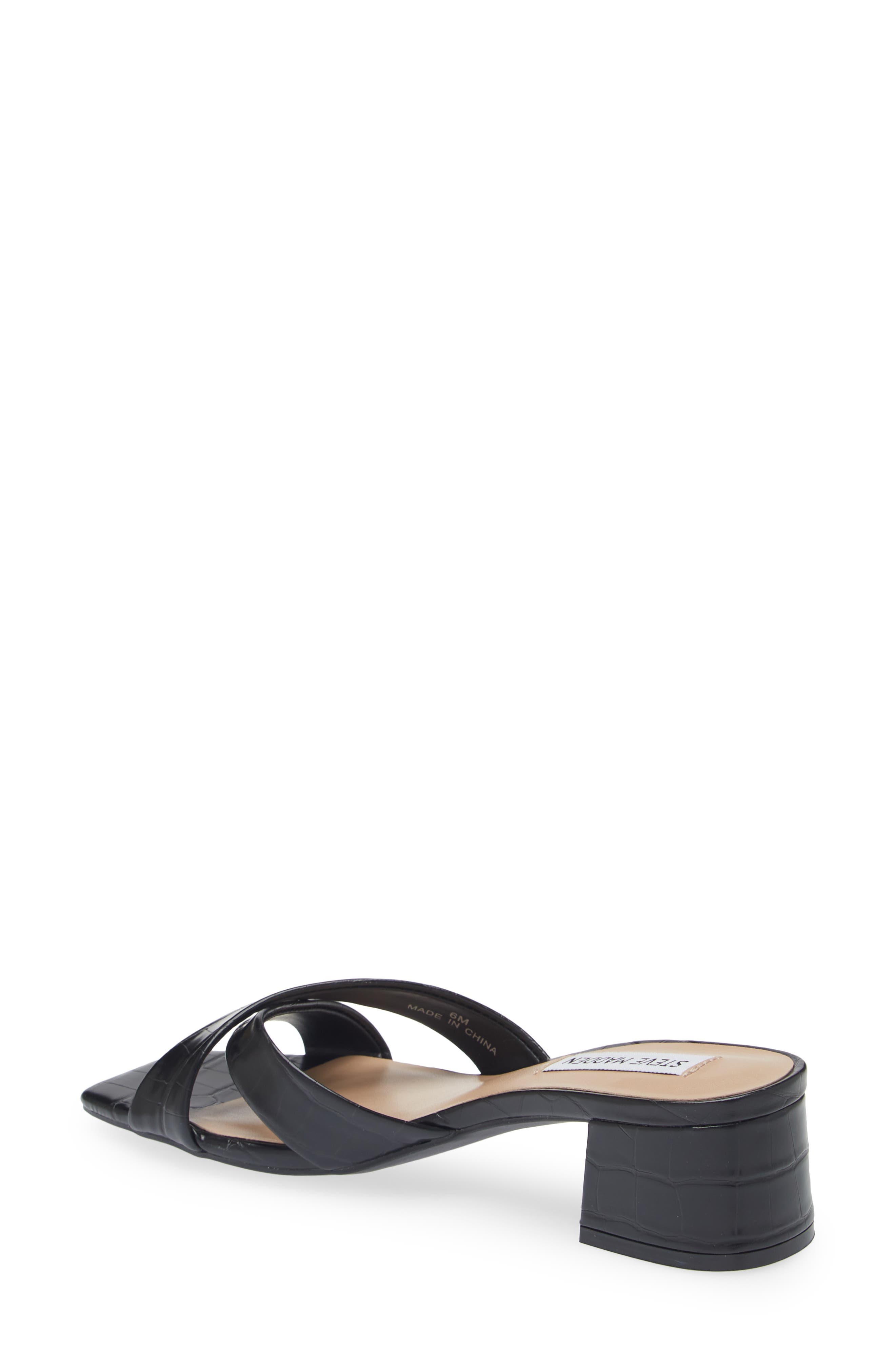 Steve Madden Gaia Croc Embossed Sandal, Alternate, color, 