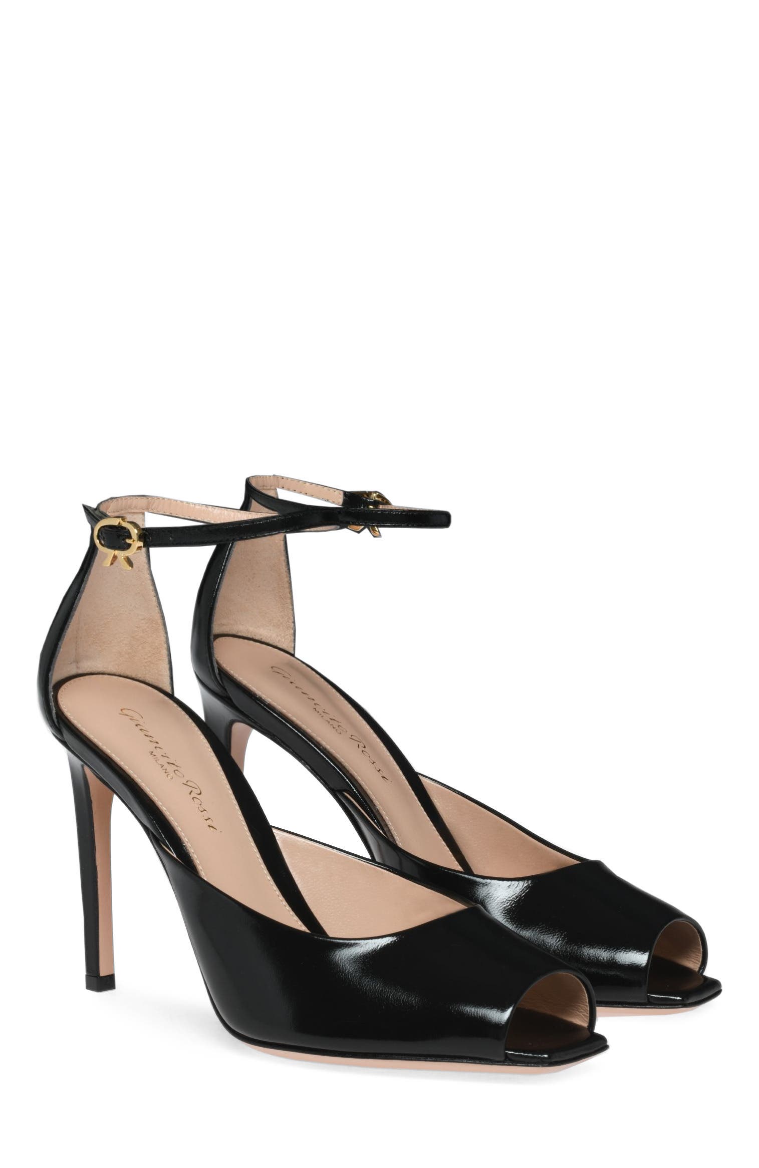 Gianvito Rossi Ethel Sandal, Alternate, color, Black Nappa