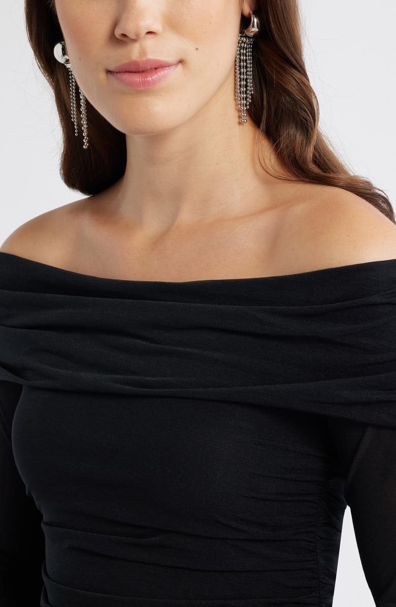 Open Edit Mixed Chain Fringe Hoop Earrings, Alternate, color,