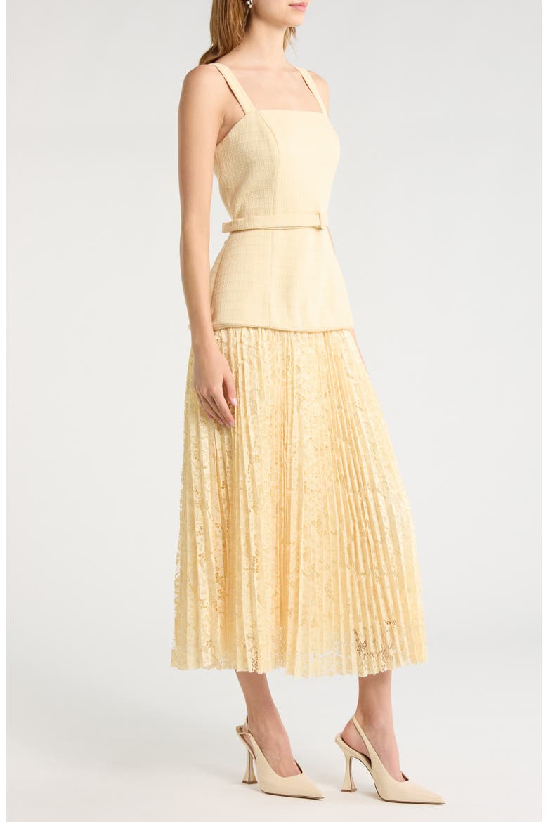 Caitlin Sleeveless Dress, Alternate, color, YELLOW