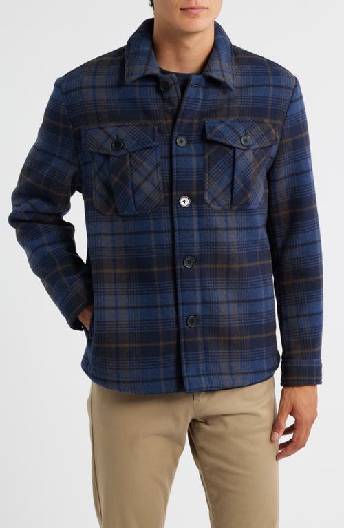 Robert Barakett Kaden Plaid Overshirt In Multi