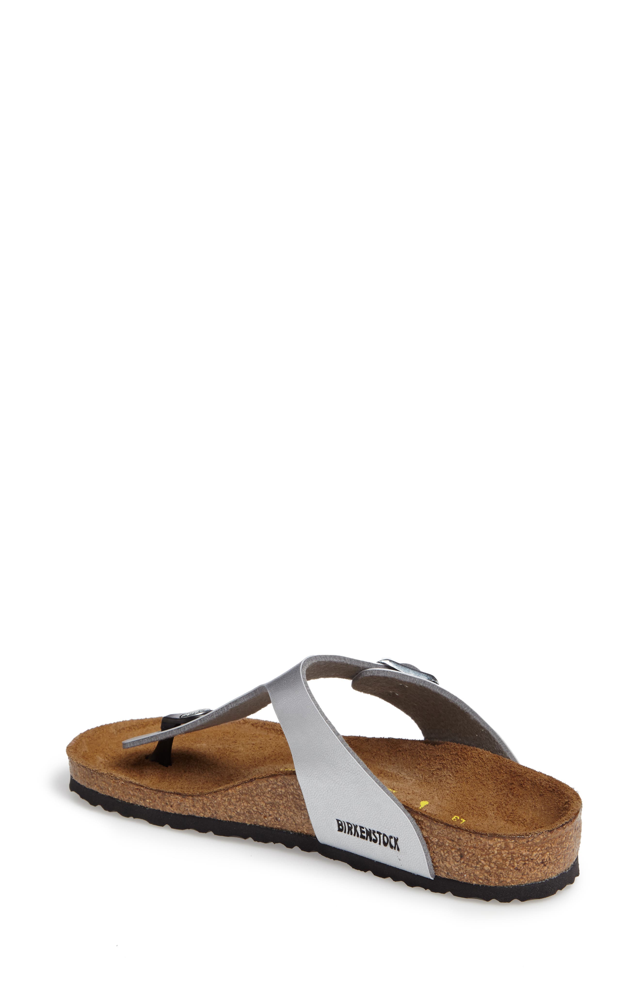 Kids' Gizeh Flip Flop, Alternate, color, SILVER