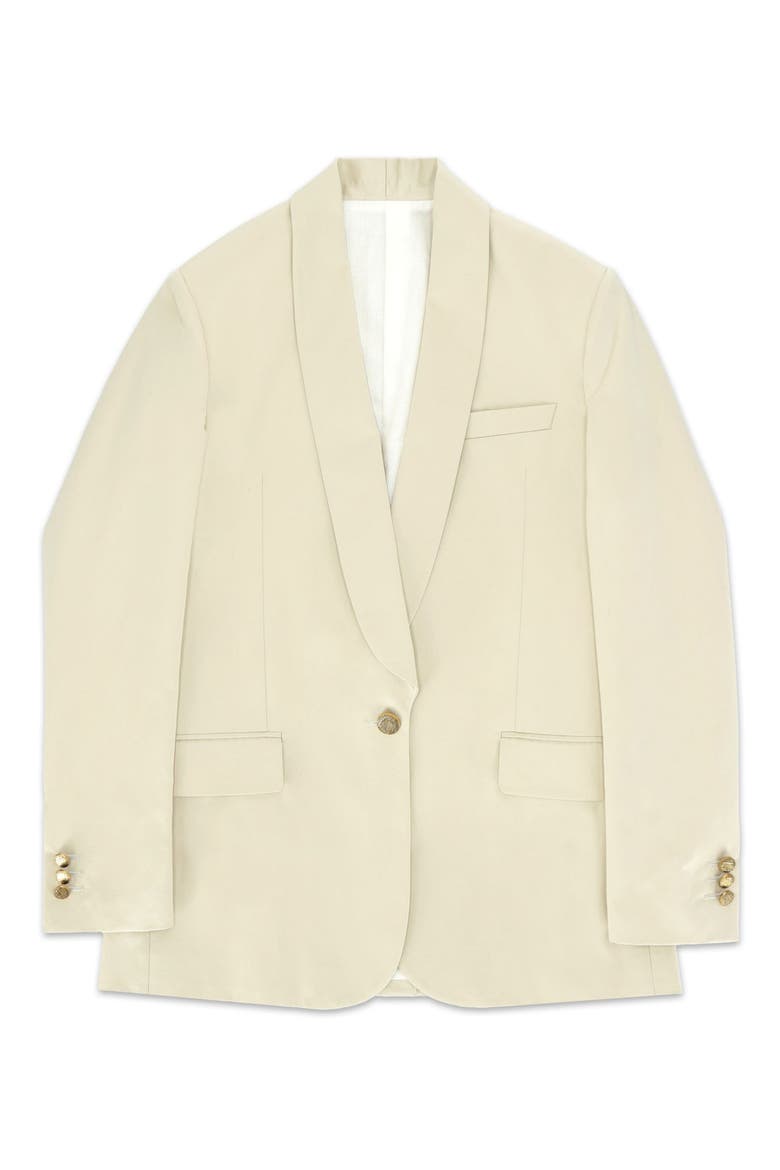 Classic Navajo Crochet Blazer, Main, color, Beige