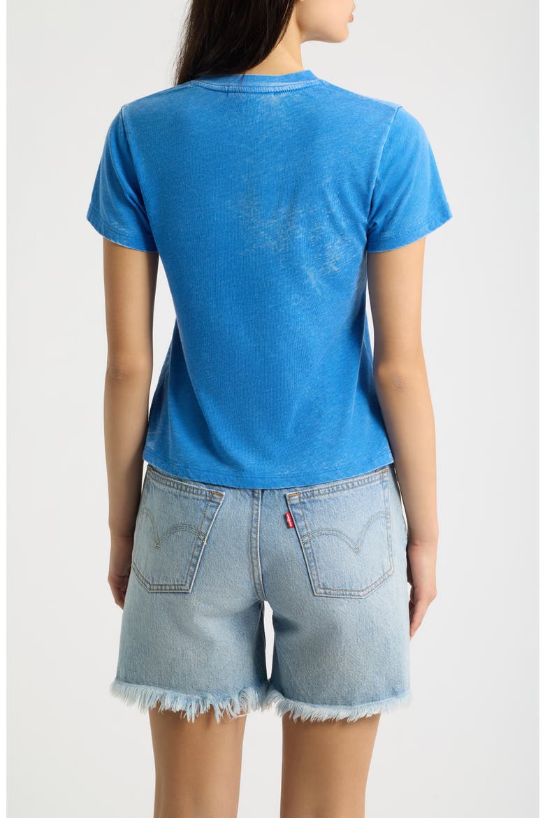 Doe Lodge Graphic Burnout Tee, Alternate, color, AZURE BLUE