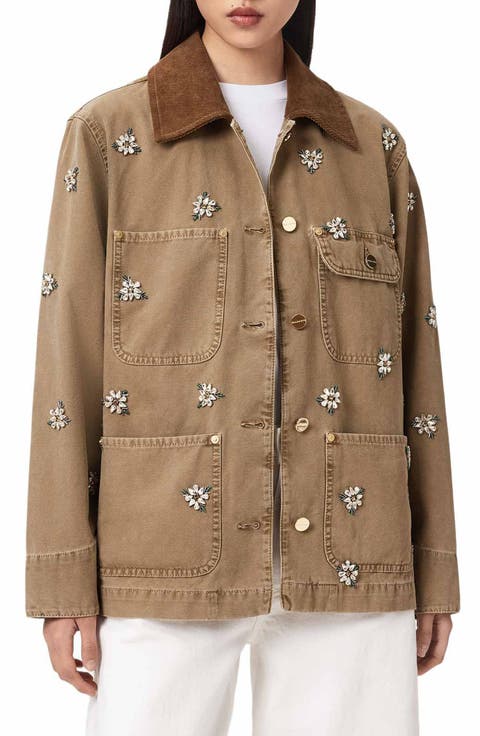 Bex Embroidered Detail Denim Jacket