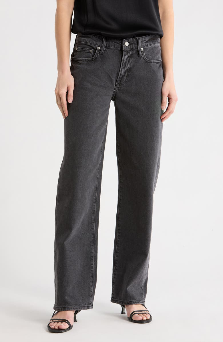 Lucky Brand Baggy Wide Leg Jeans, Main, color, Worthington