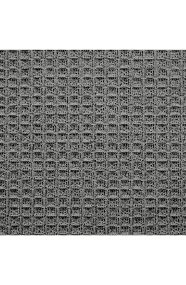 Modern Threads Cotton Waffle Blanket, Alternate, color, Dark Gray