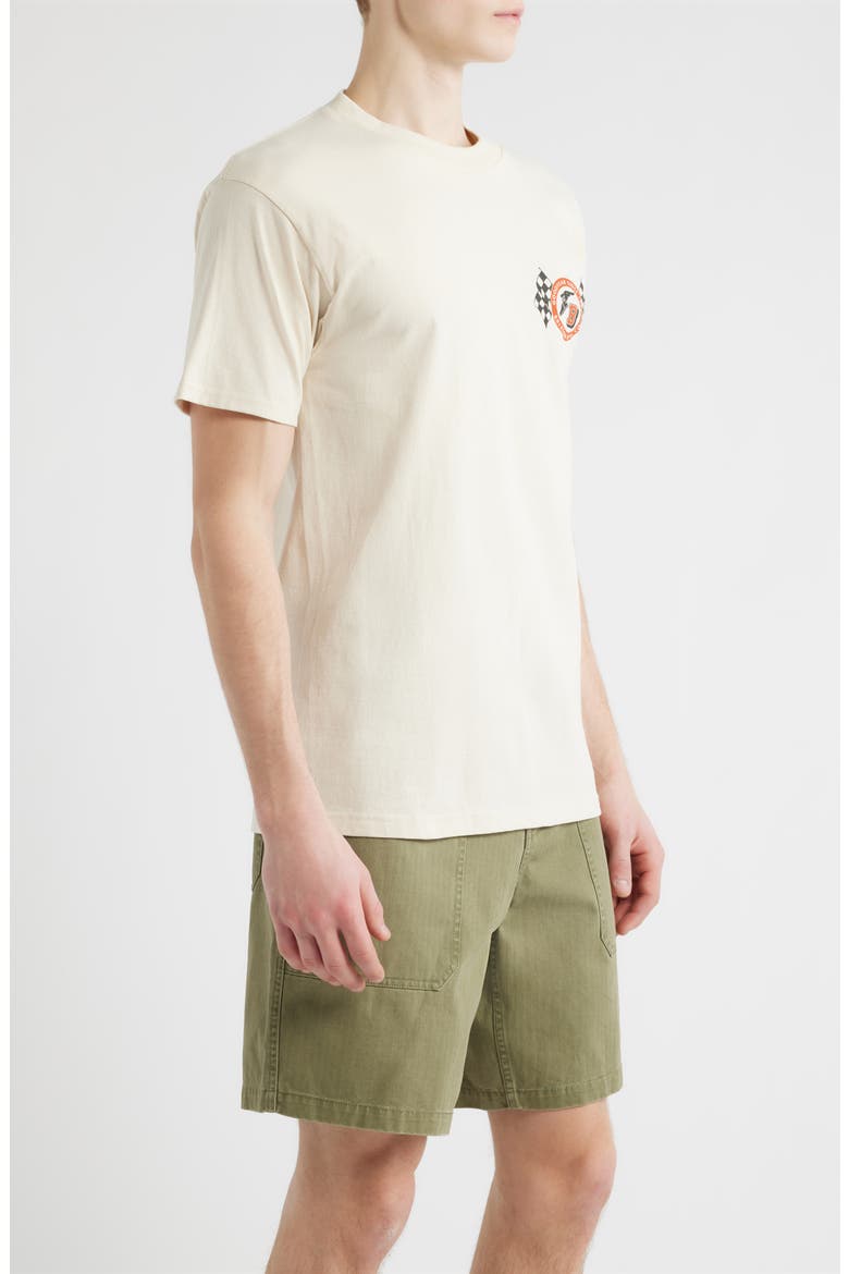 Goodyear Speedway Graphic T-Shirt, Alternate, color, CREAM