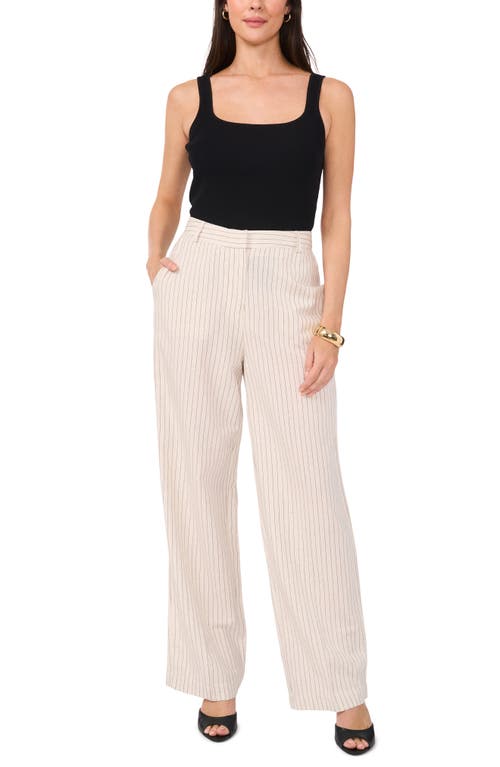Vince Camuto Wide Leg Pants In Almond