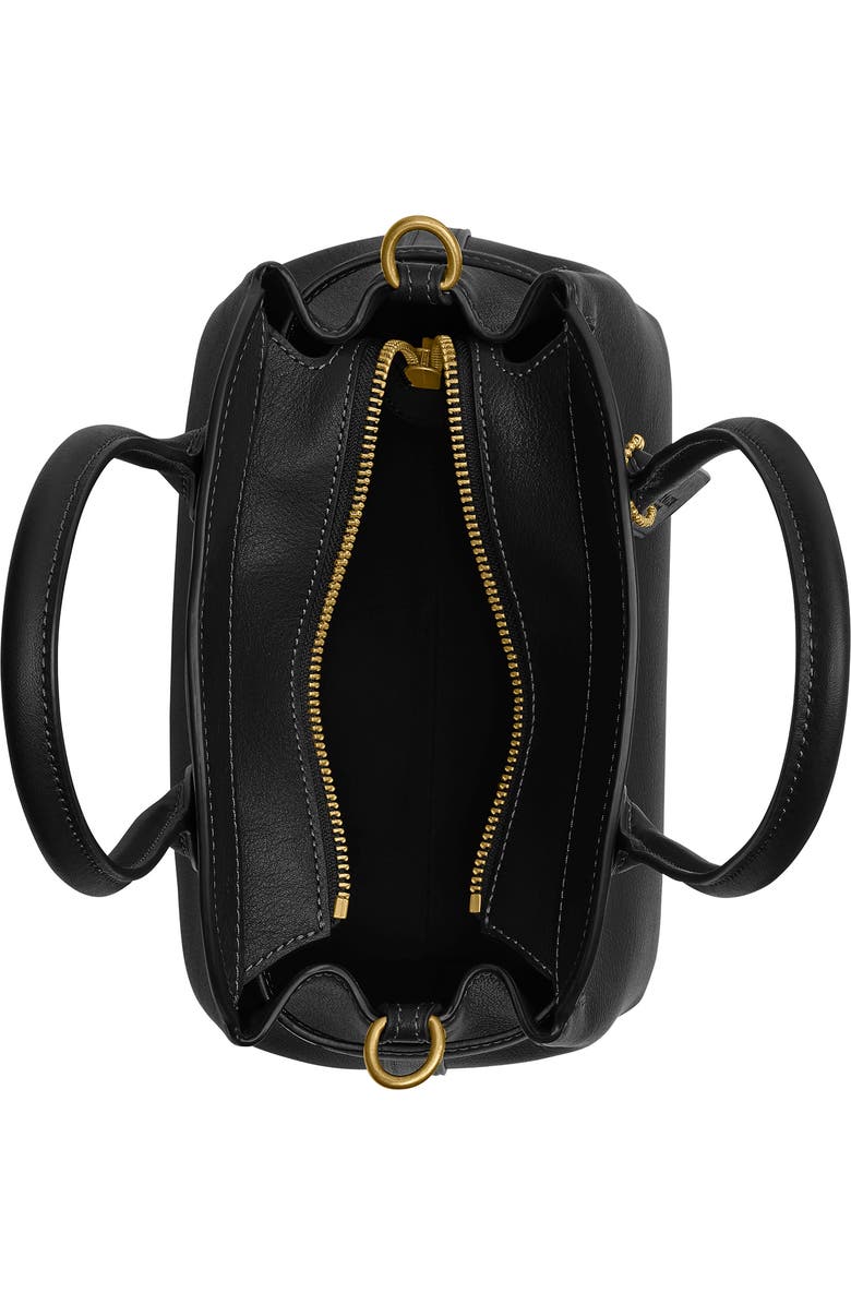 COACH Soft Empire 21 Leather Carryall Bag, Alternate, color, B4/Black