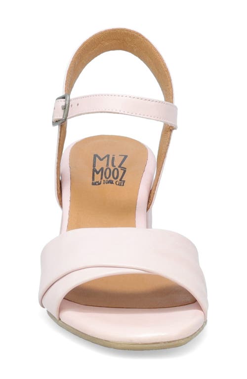 Miz Mooz Bela Block Heel Sandal In Ballet