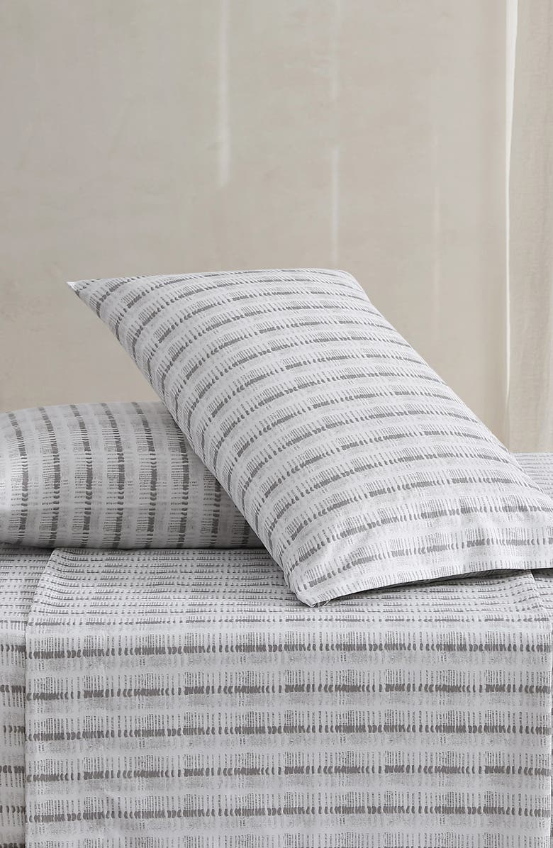 Tahari Riverside King Sheet Set, Alternate, color, Grey/ White