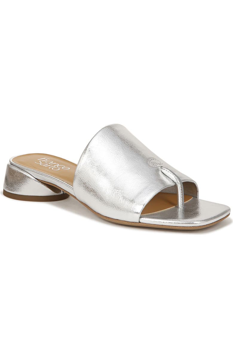 Franco Sarto Loran Sandal, Main, color, Silver
