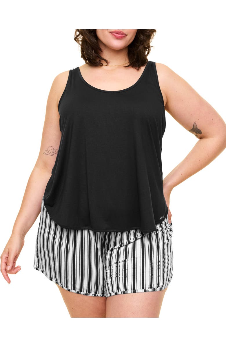 Adore Me Balenda Pajama Tank And Shorts Set, Main, color, 