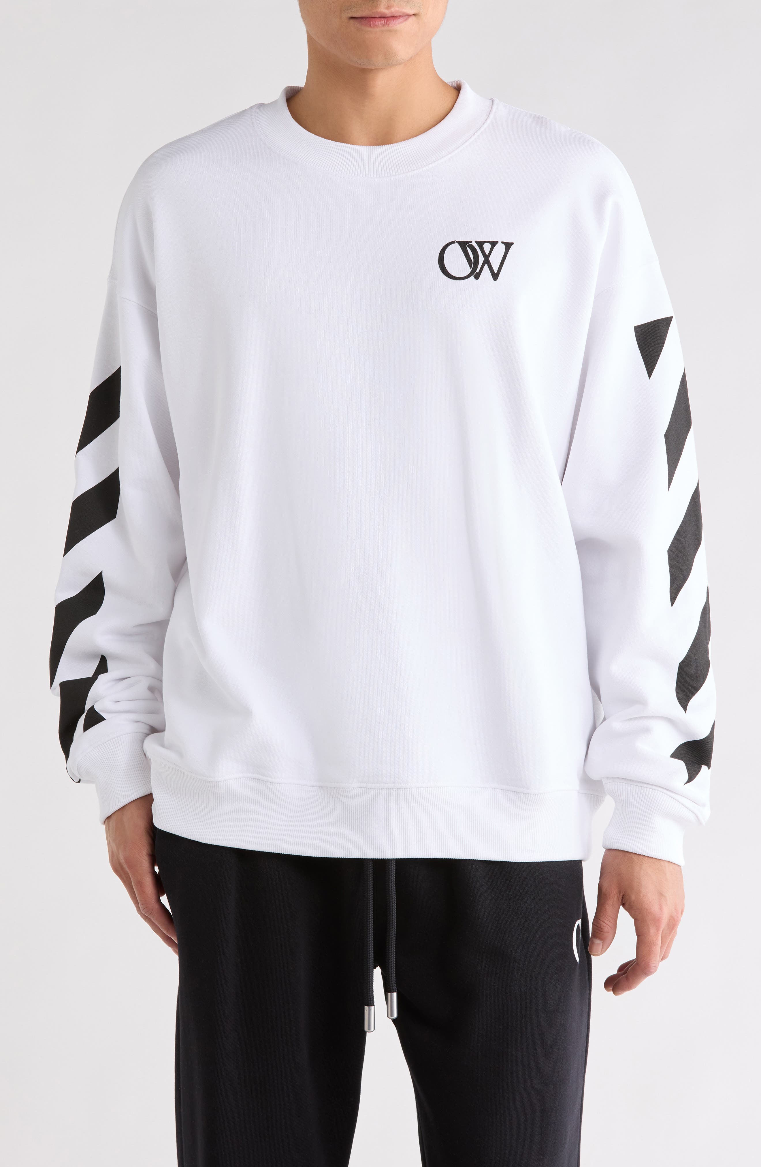 Off-White Diagonal Skate Long Sleeve T-Shirt