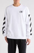 Off-White Diagonal Skate Long Sleeve T-Shirt