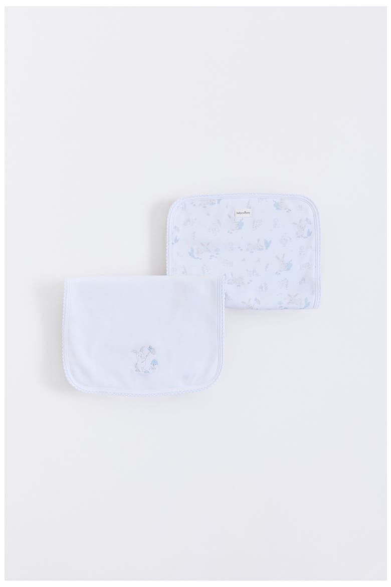 Bunny Foot Babies Set X2, Main, color, Light Blue