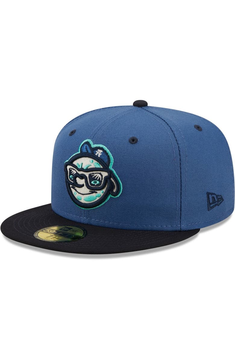 New Era Men's New Era Royal Asheville Tourists Authentic Collection 59FIFTY Fitted Hat, Main, color,