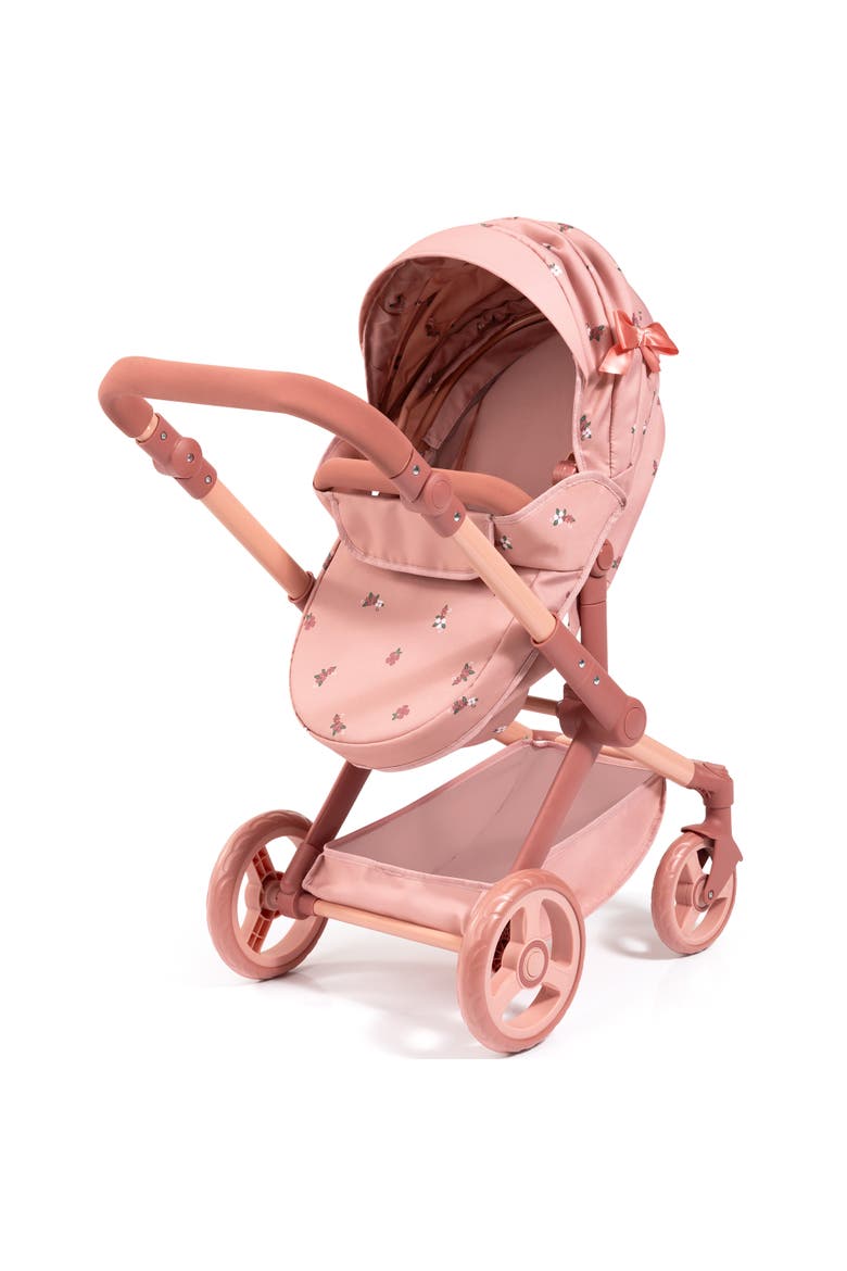 Doll Pram Xeo, 2 In 1 Pushchair & Stroller, Dolls Up To 18 Inches, Kids 3+, Alternate, color, Pink