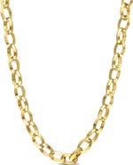 DELMAR Men's Rolo Link Chain Necklace