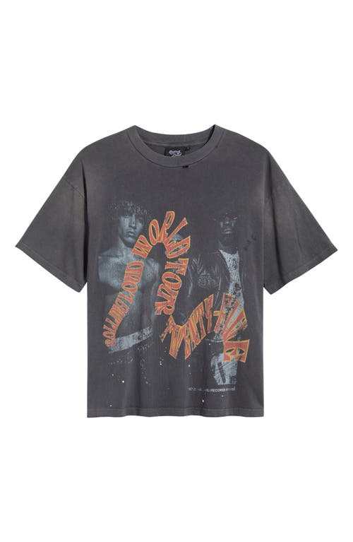 Rolling Loud Loud Legends Distressed Graphic T-shirt In Black