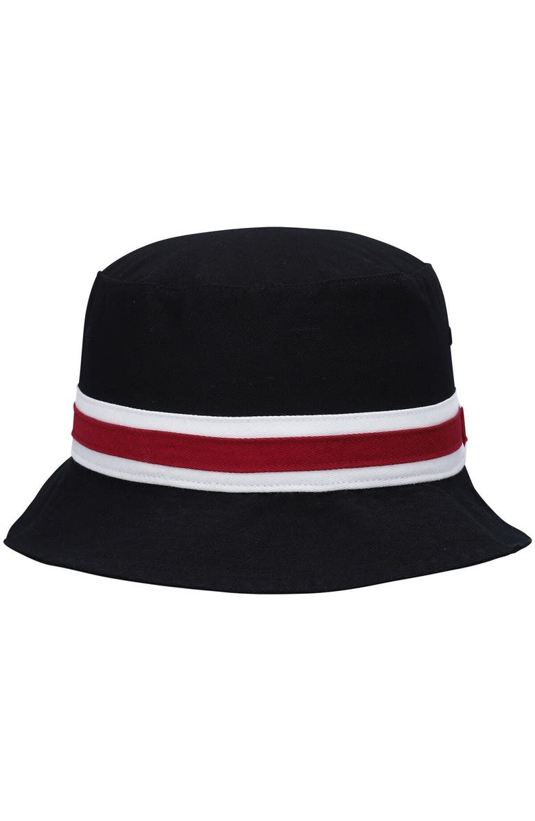 '47 Men's '47 Black Arizona Cardinals Striped Bucket Hat, Alternate, color, Black