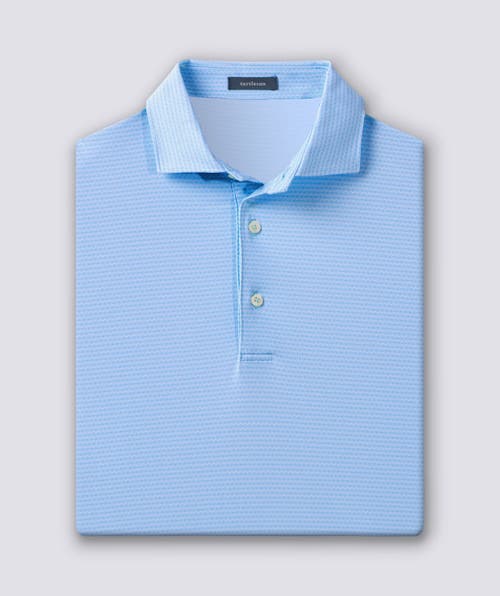Turtleson Lennon Performance Polo In Blue