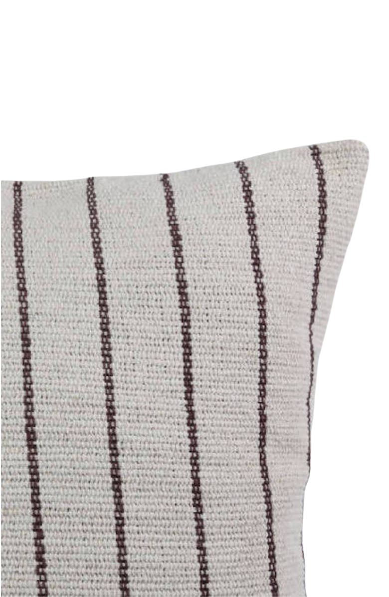 Manushi Cotton Striped Pillow - Cover, Alternate, color, Beige