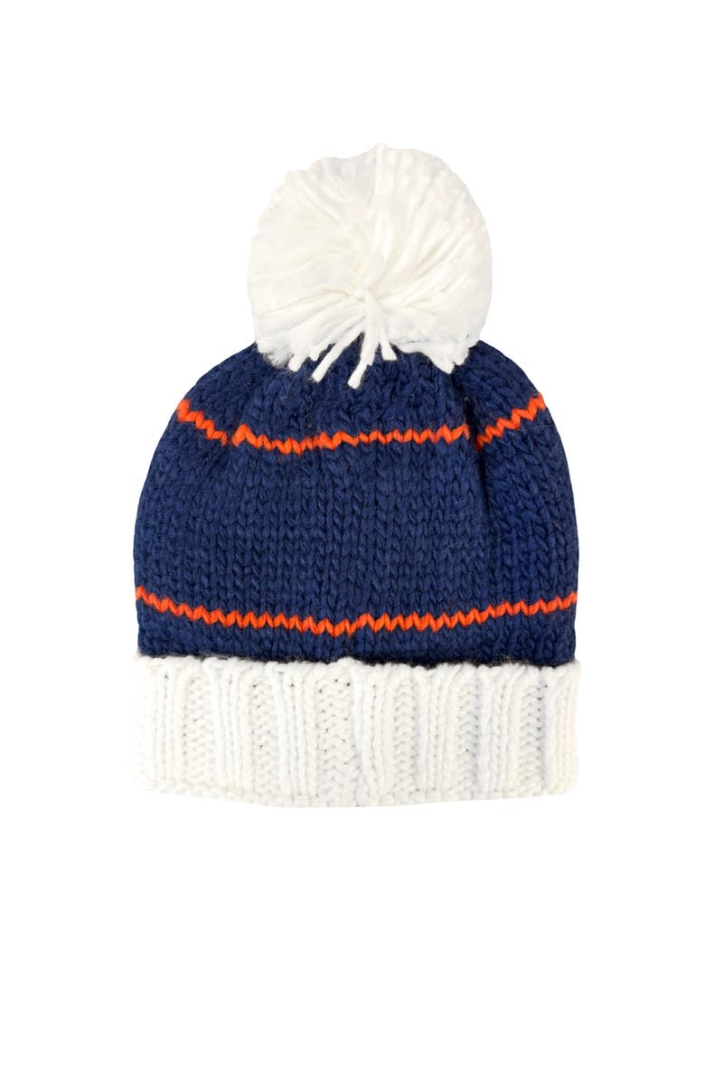 Bits & Bows Auburn Bobble Hat, Alternate, color, Blue