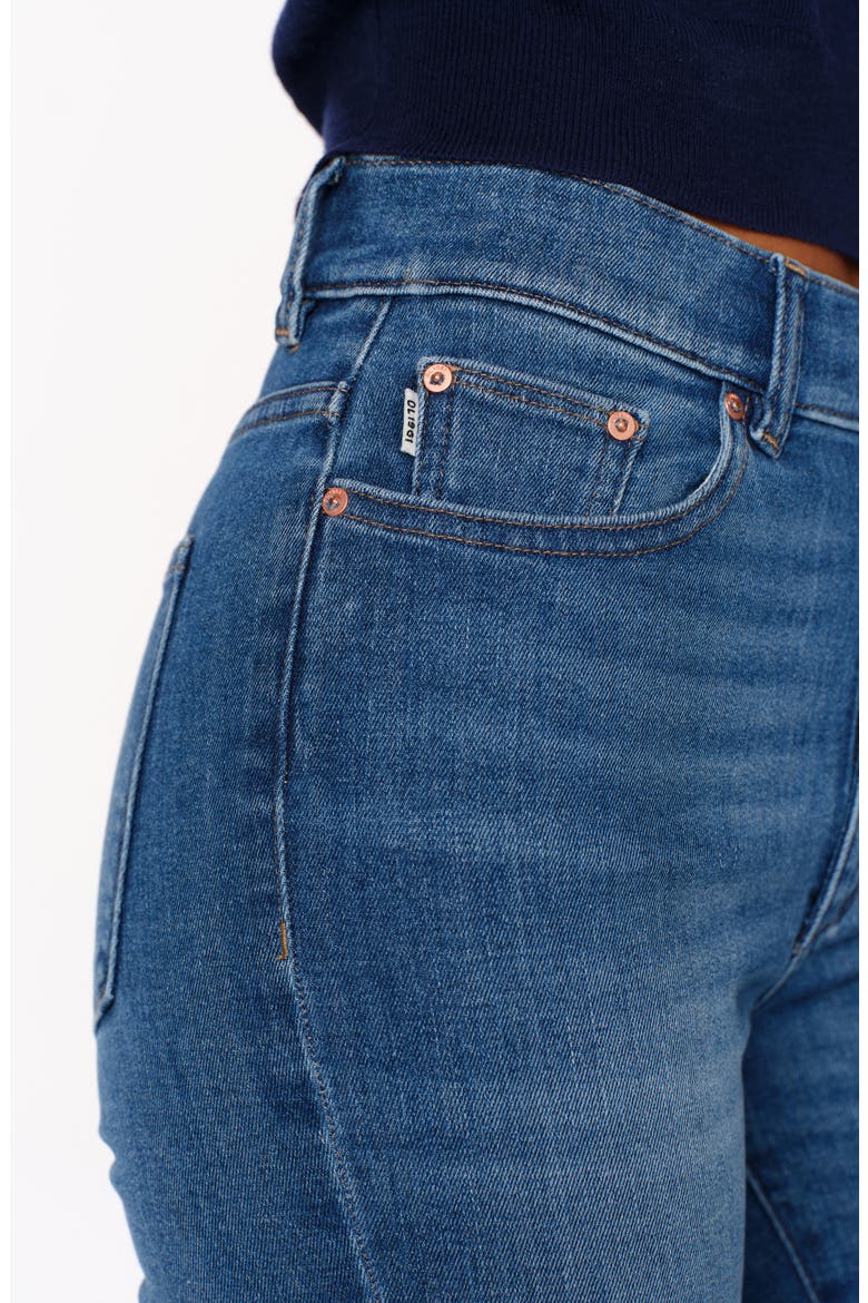 Bridget Instasculpt Raw Hem High Waist Bootcut Jeans, Alternate, color, PALM SPRINGS DL AIRBRUSHED