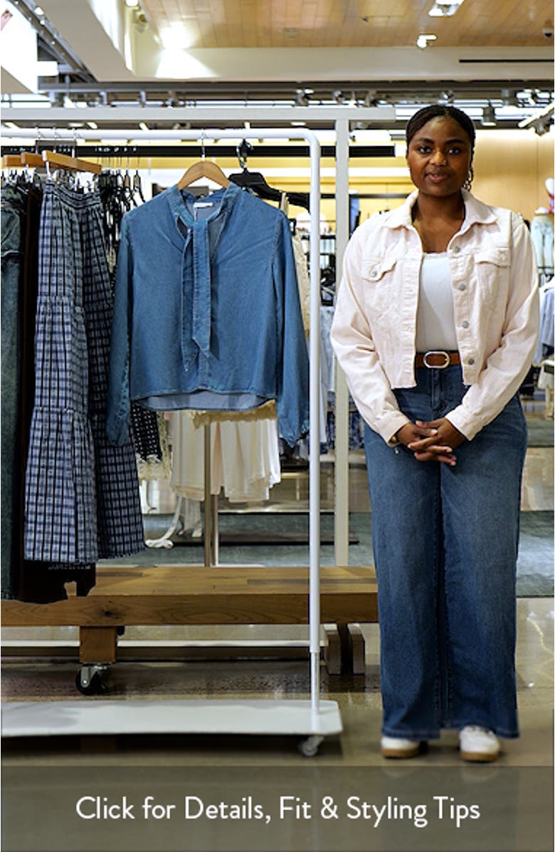 Tie Neck Popover Shirt, sales video thumbnail